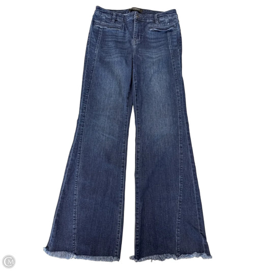 Jeans Flared By Liverpool In Blue Denim, Size: 10