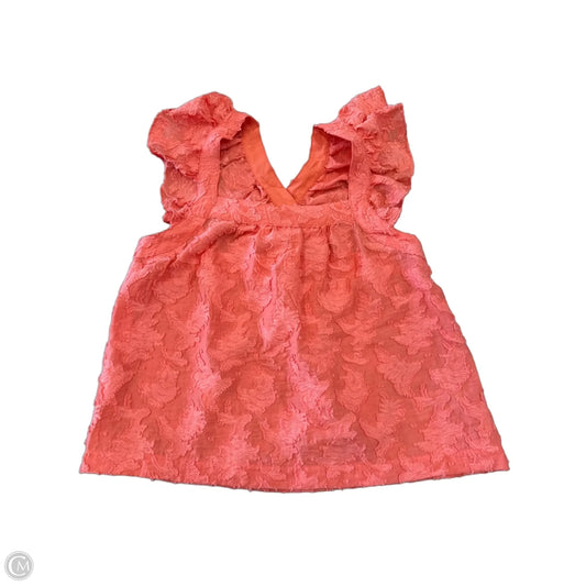 Top Sleeveless By Anthropologie In Peach, Size: S