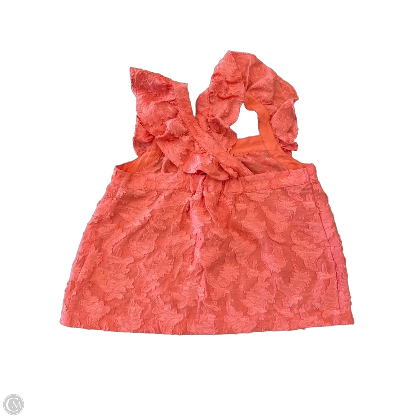 Top Sleeveless By Anthropologie In Peach, Size: S