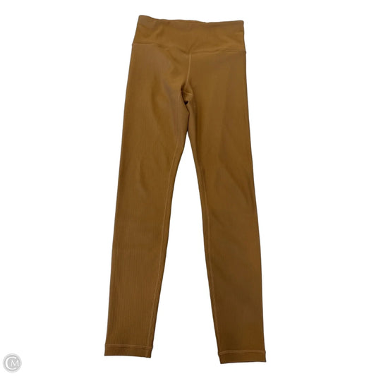 Athletic Leggings By Athleta In Brown, Size: S
