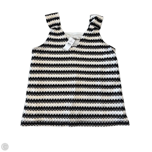 Top Sleeveless By Loft In Striped Pattern, Size: Xs