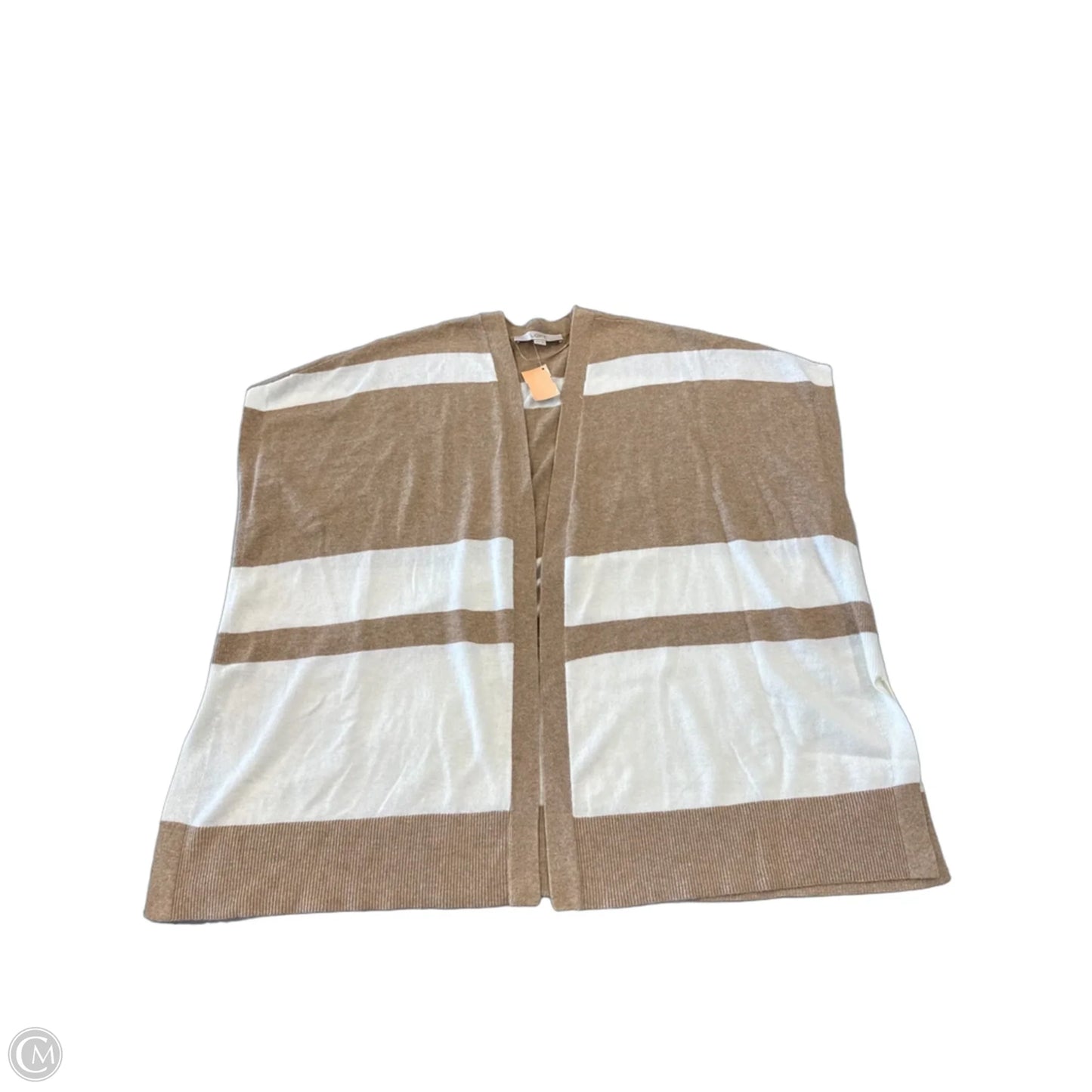 Cardigan By Loft In Striped Pattern, Size: Xs