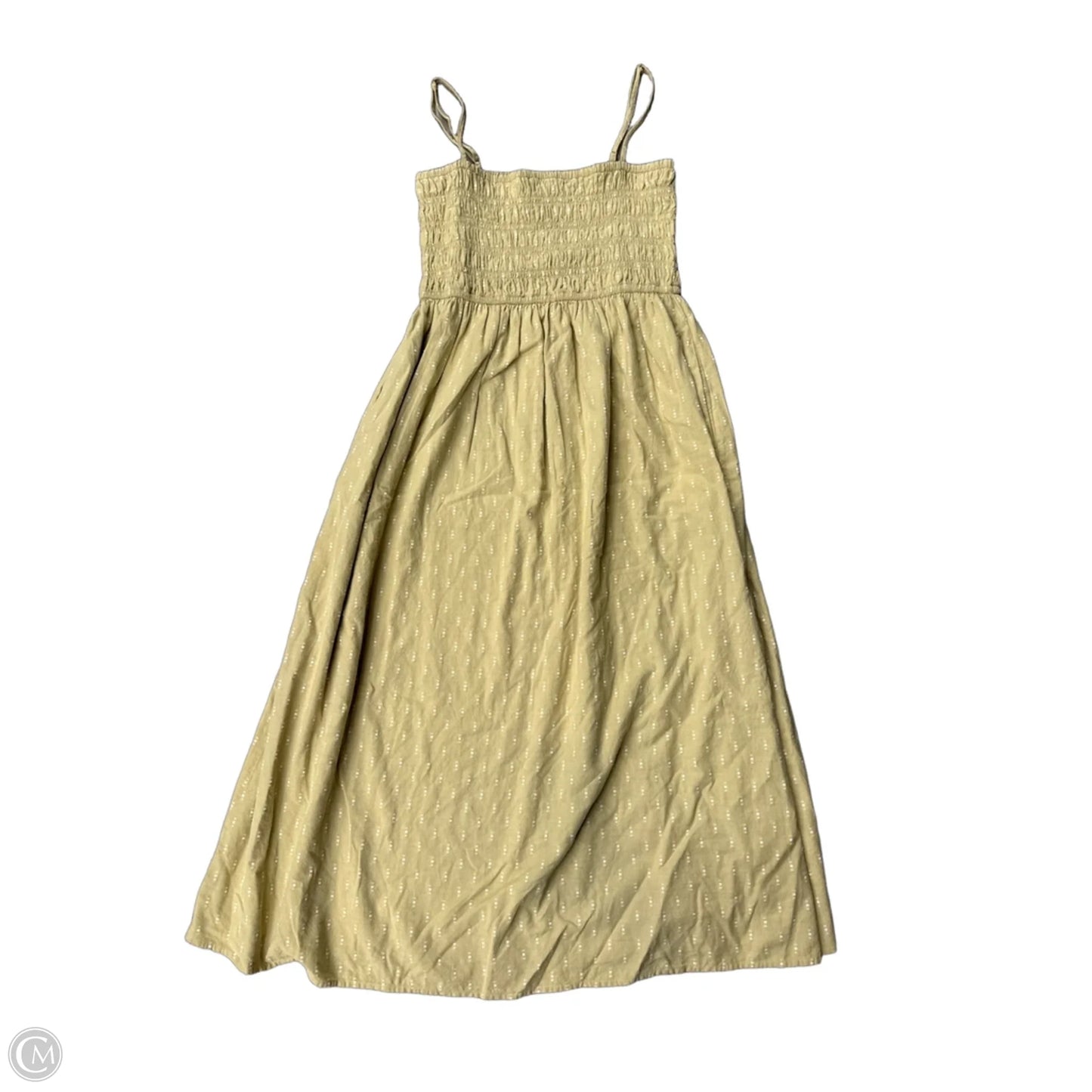 Dress Casual Midi By Madewell In Green, Size: L