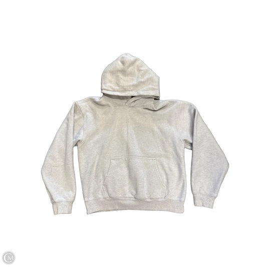 Sweatshirt Hoodie By Aritzia In Cream, Size: L