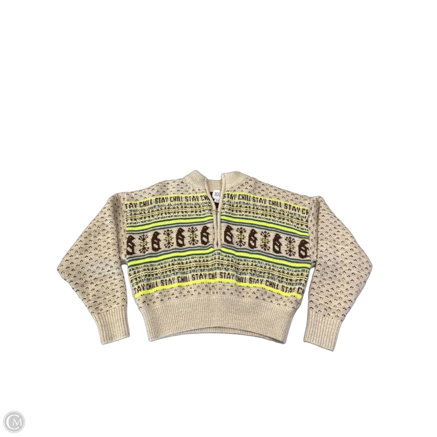 Sweater By Bdg In Brown & Green, Size: M
