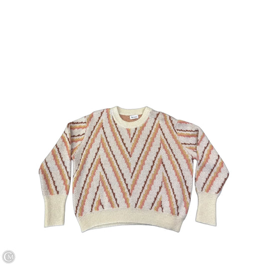 Sweater By &merci In Orange & Pink, Size: M