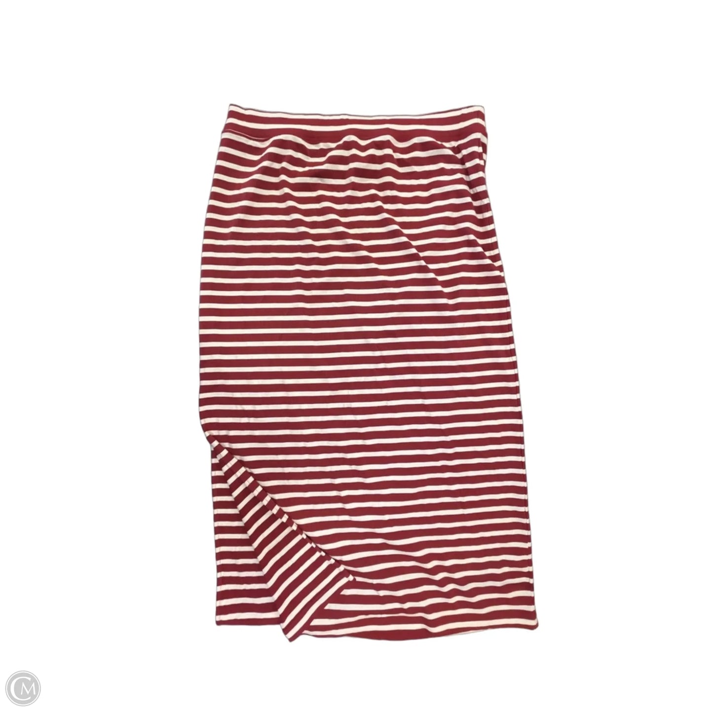 Skirt Midi By Offline In Striped Pattern, Size: Xxl