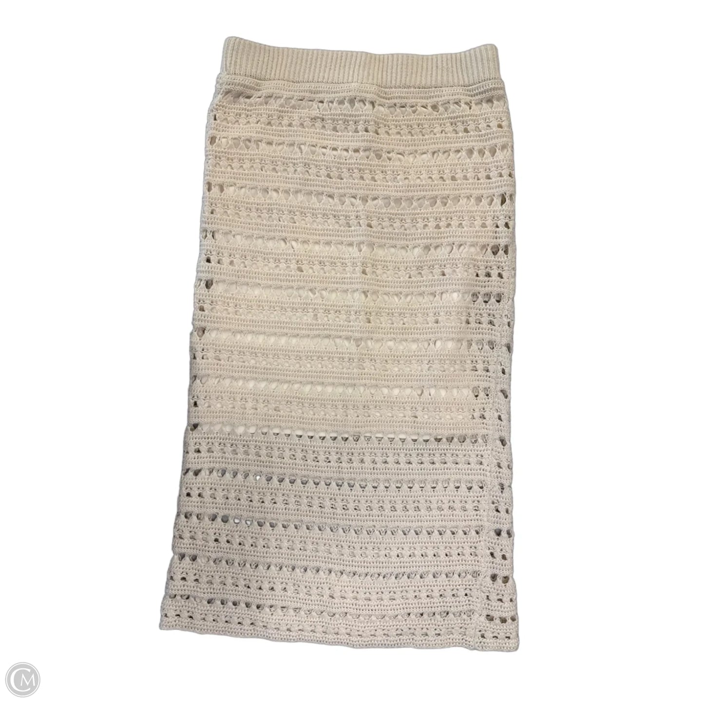 Skirt Midi By Blu Pepper In Cream, Size: M