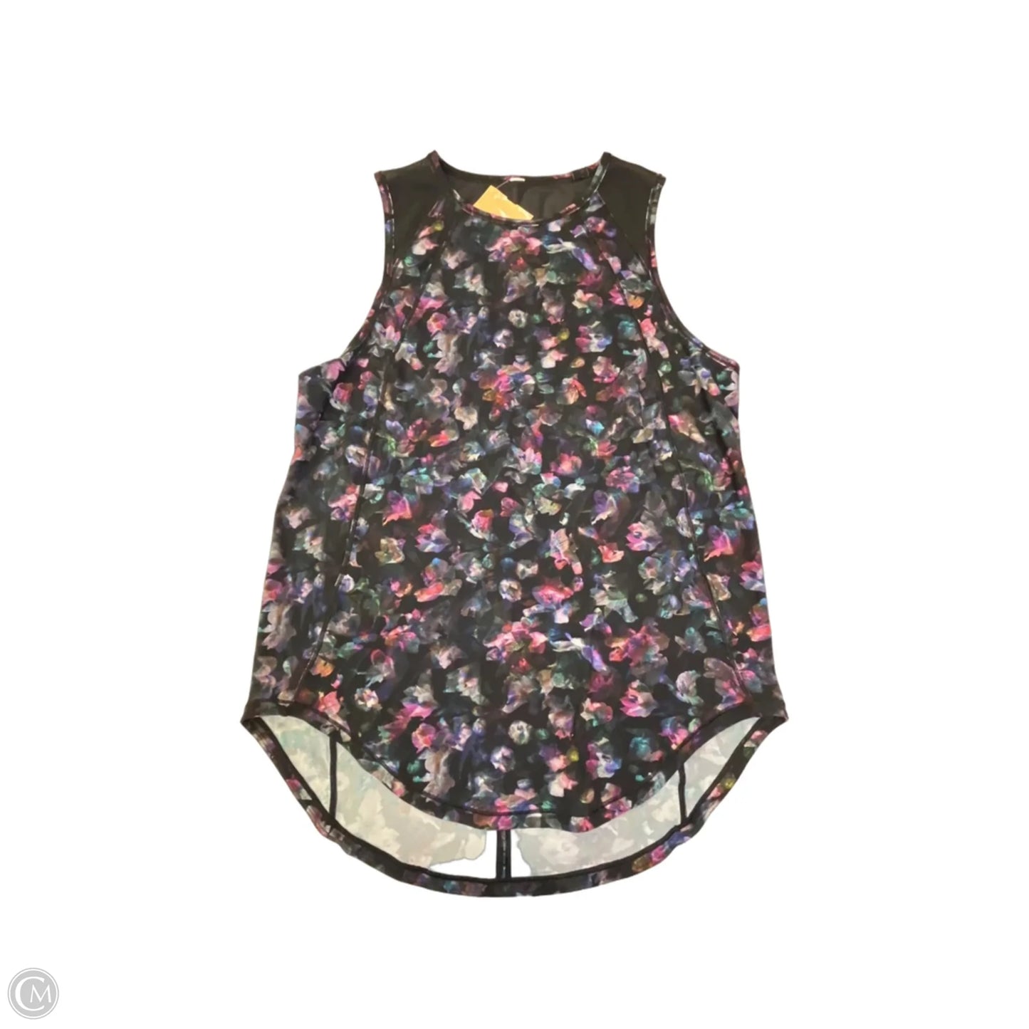Athletic Tank Top By Lululemon In Floral Print, Size: Xl