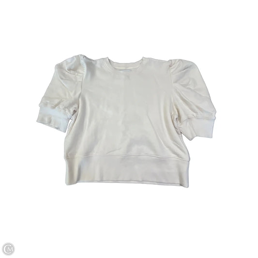 Top Short Sleeve By Cma In Cream, Size: L
