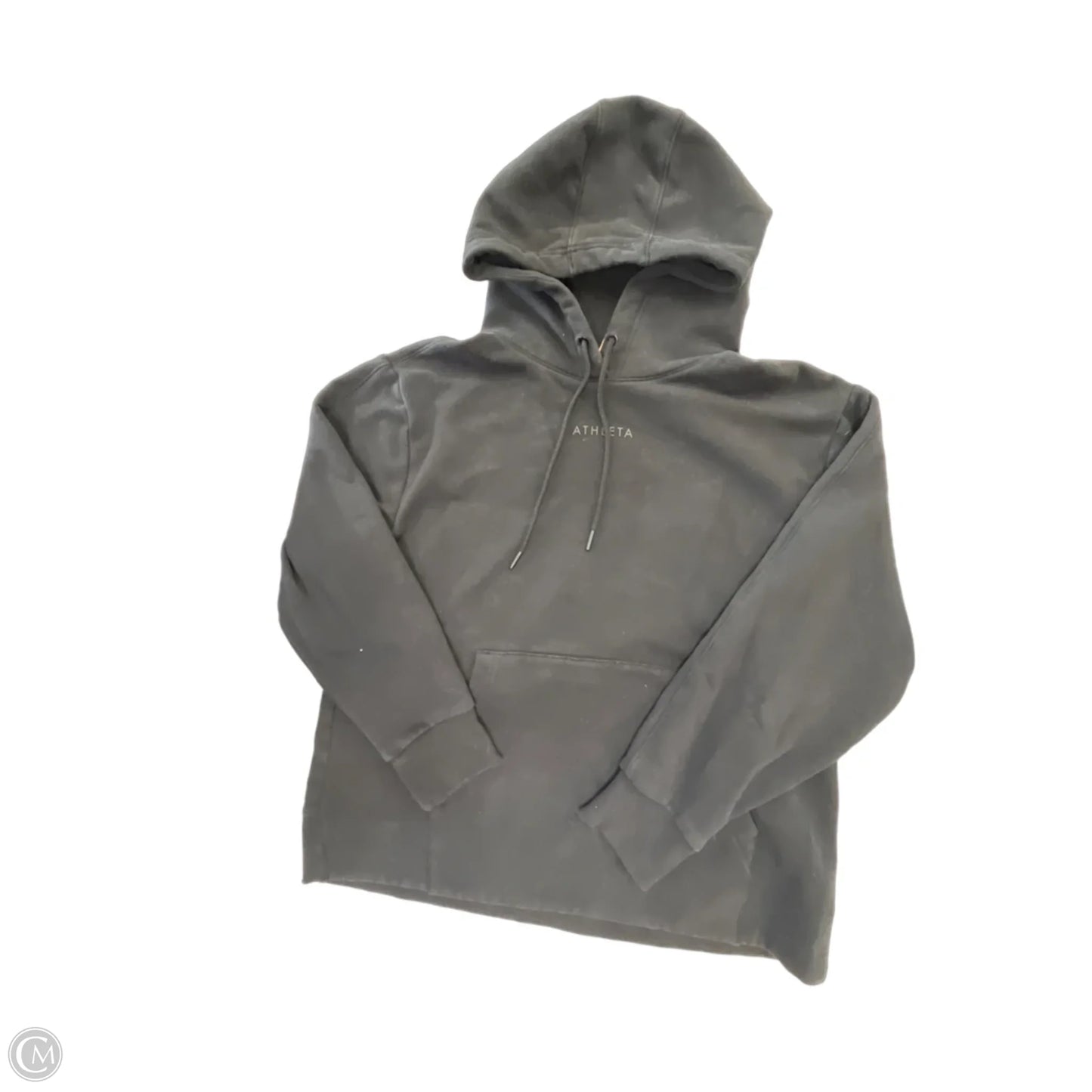 Athletic Sweatshirt Hoodie By Athleta In Black, Size: L