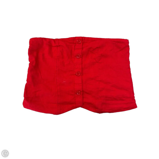 Top Sleeveless By Abercrombie And Fitch In Red, Size: Xl