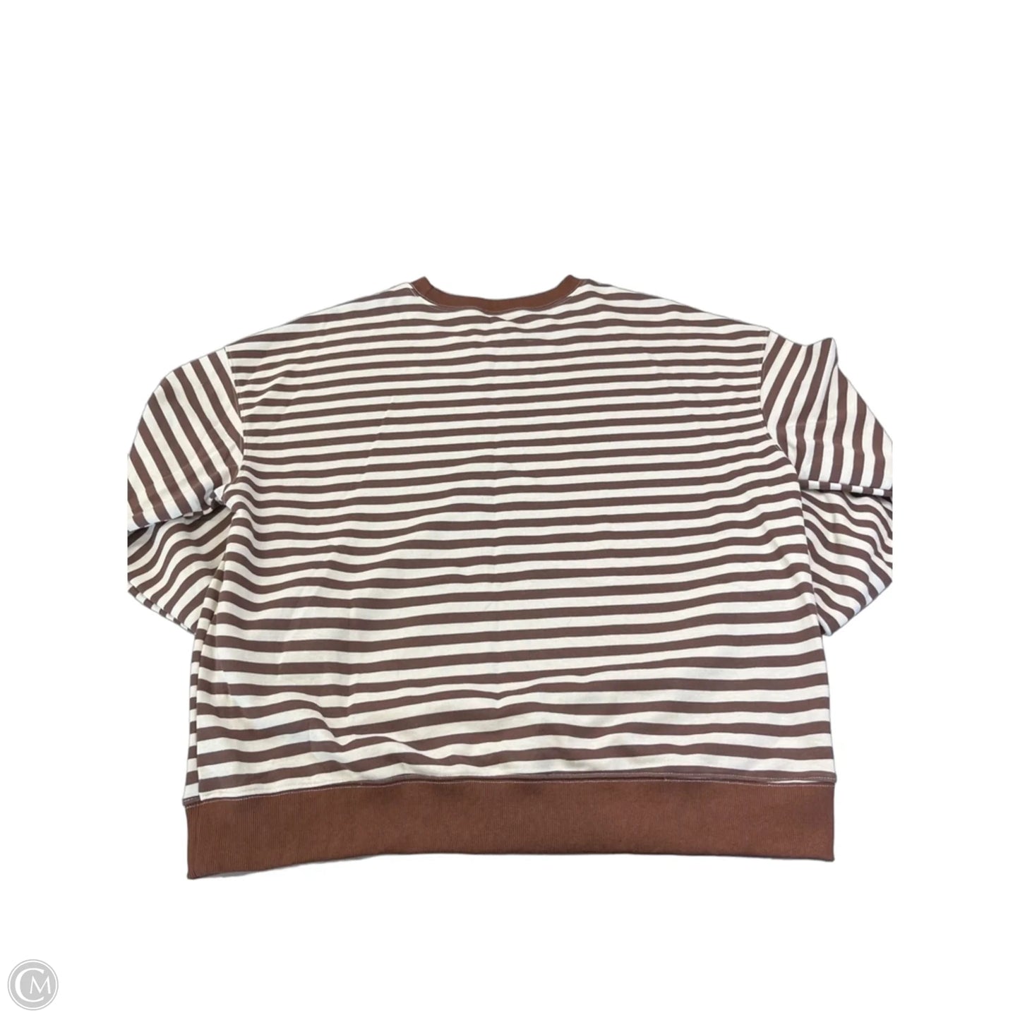 Top Long Sleeve By Clothes Mentor In Striped Pattern, Size: Xl