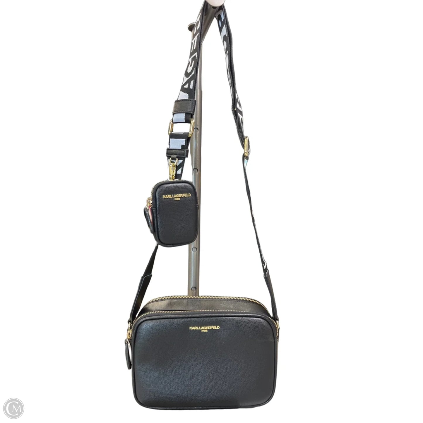 Crossbody Designer By Karl Lagerfeld, Size: Small
