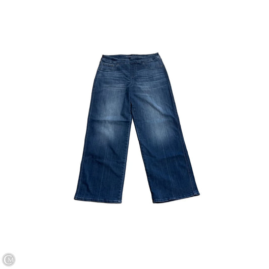 Jeans Wide Leg By Chicos In Blue Denim, Size: 12
