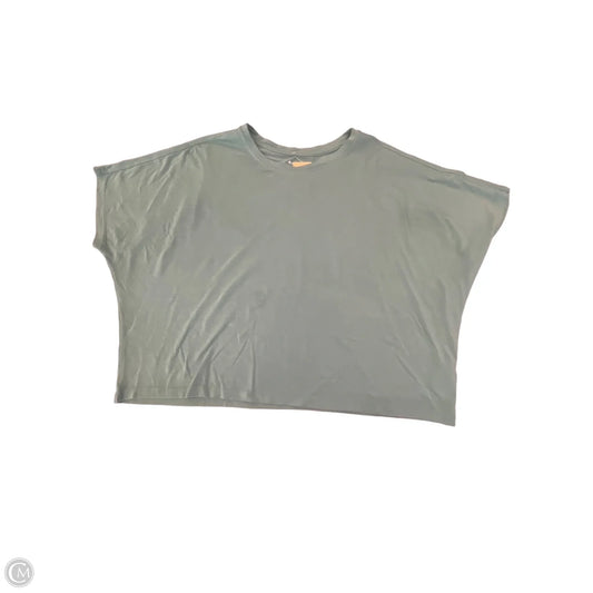Athletic Top Short Sleeve By Athleta In Green, Size: M
