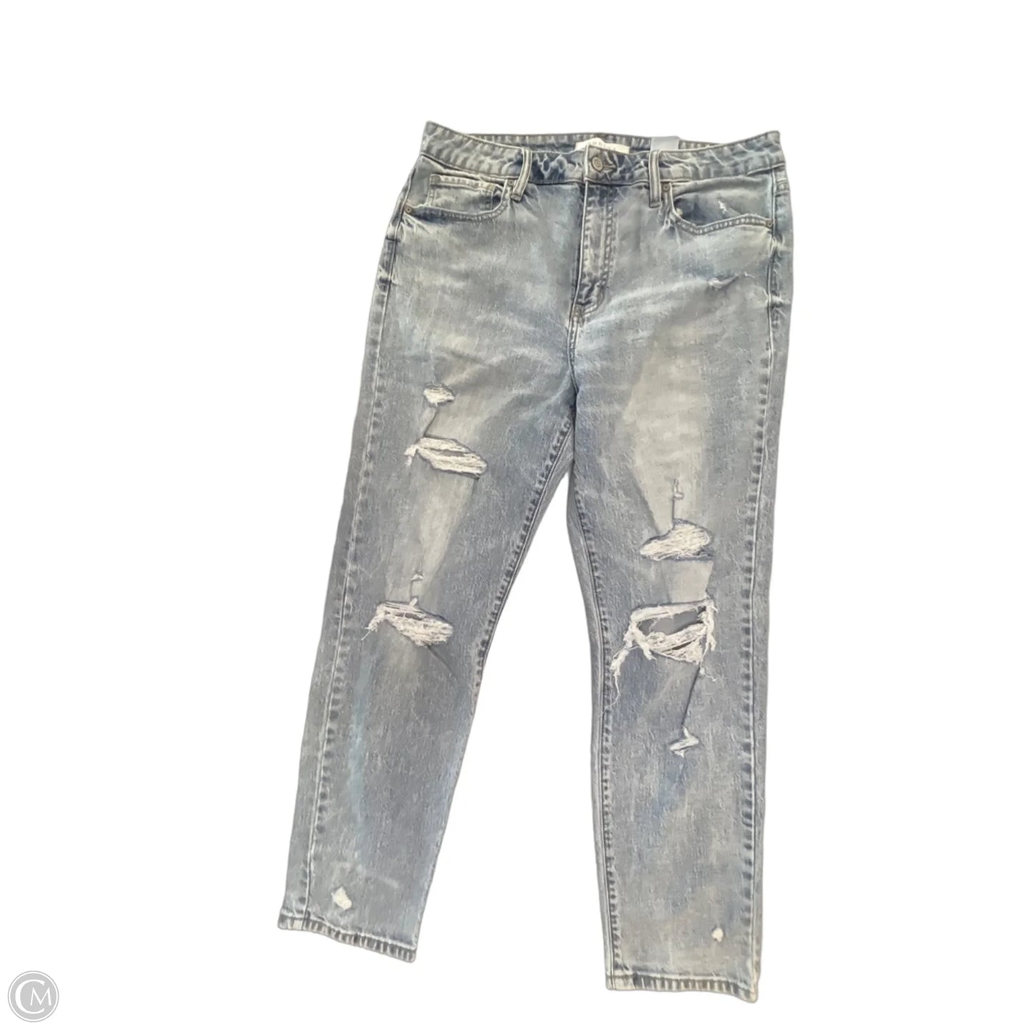 Jeans Straight By Eunina In Blue Denim, Size: 14