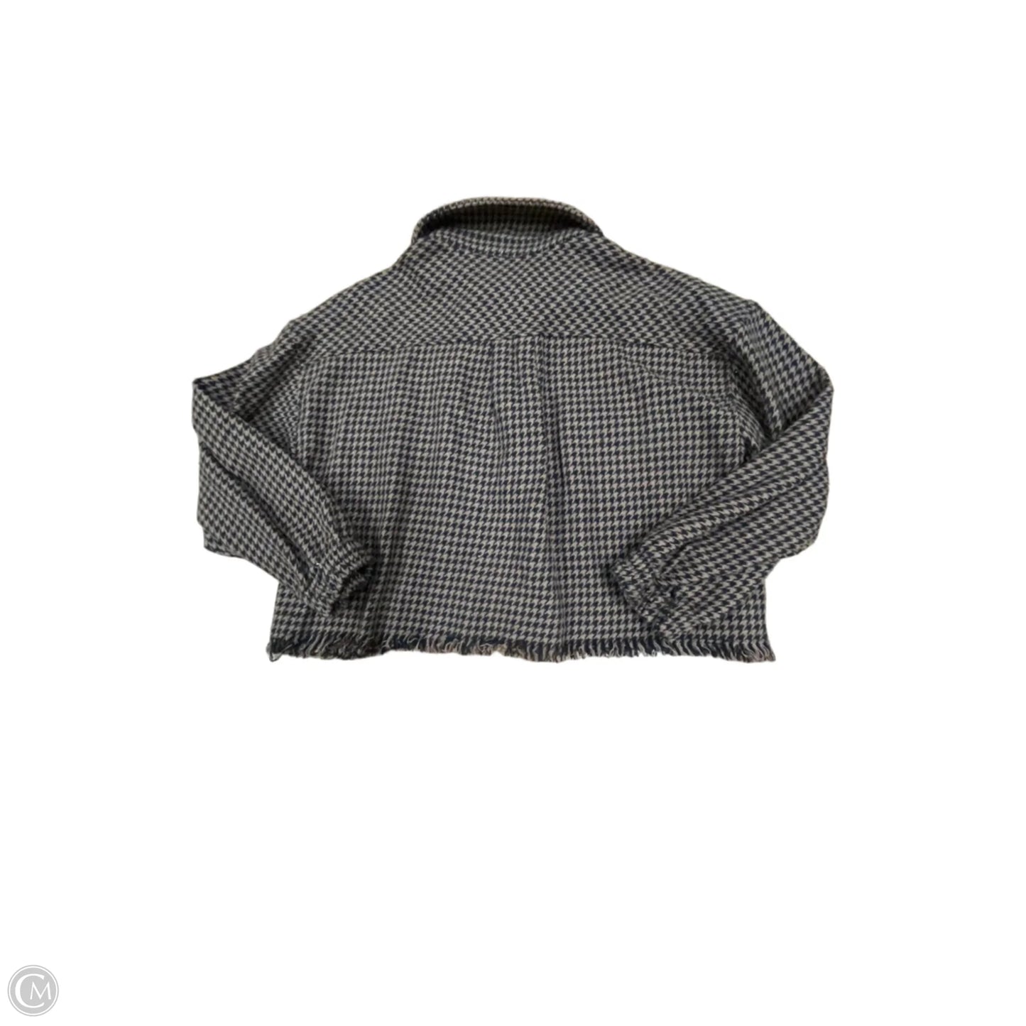 Jacket Shirt By Promesa In Brown, Size: M