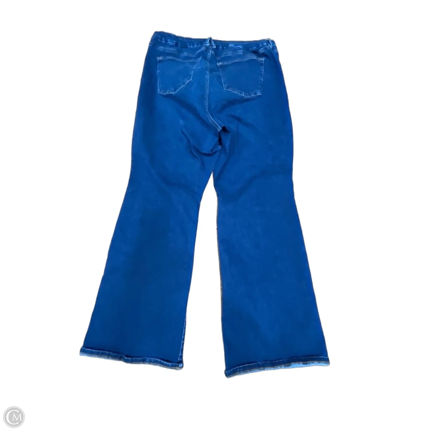 Pants Wide Leg By Good American In Blue Denim, Size: 4x
