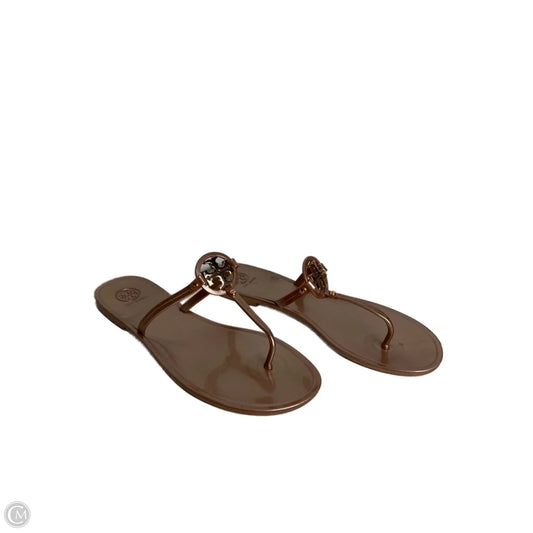 Sandals Designer By Tory Burch In Gold, Size: 11