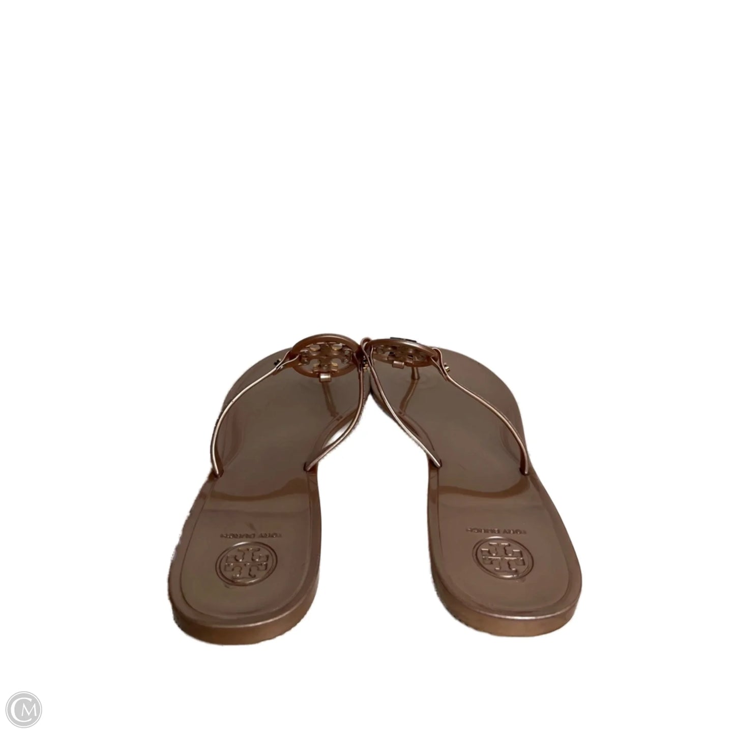 Sandals Designer By Tory Burch In Gold, Size: 11