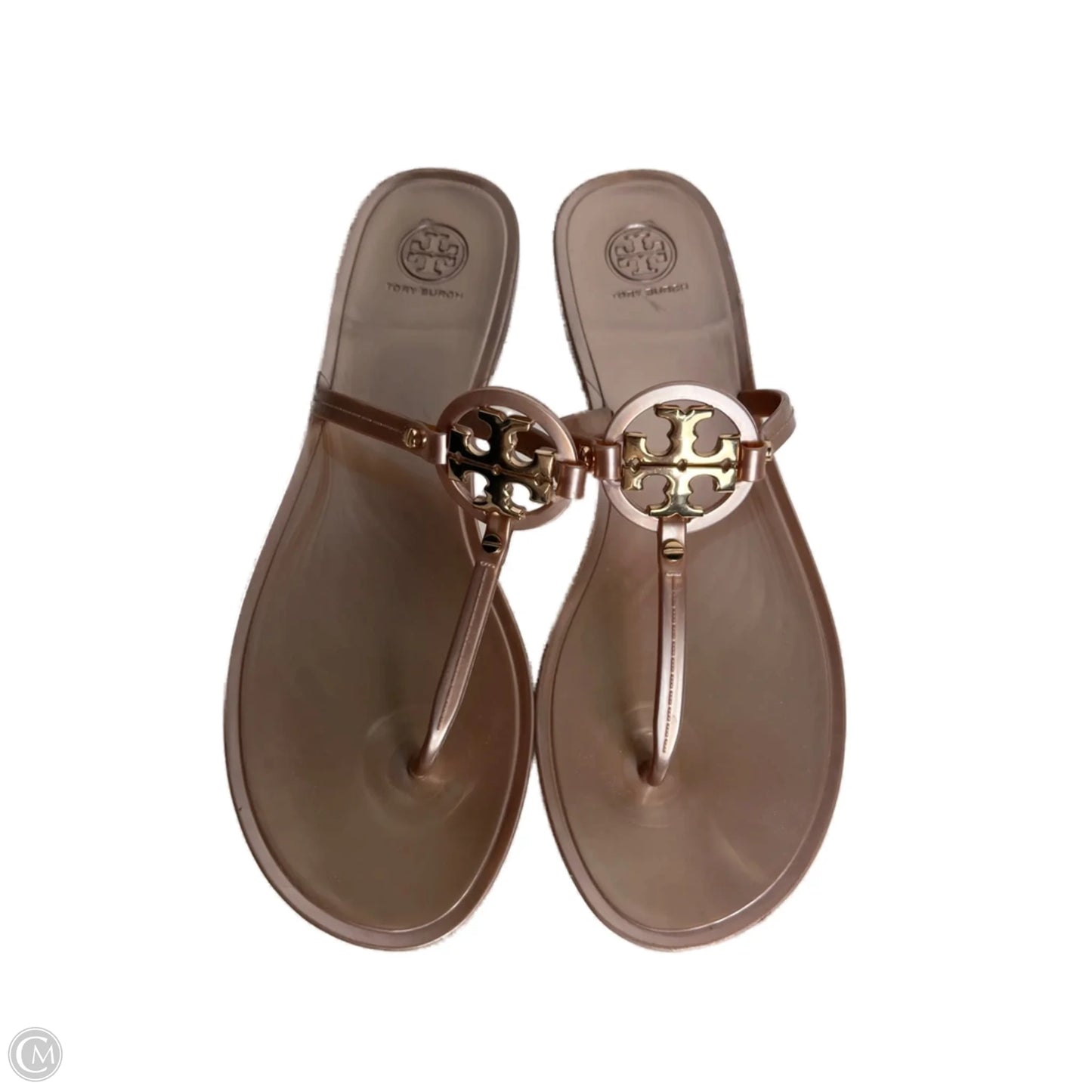 Sandals Designer By Tory Burch In Gold, Size: 11