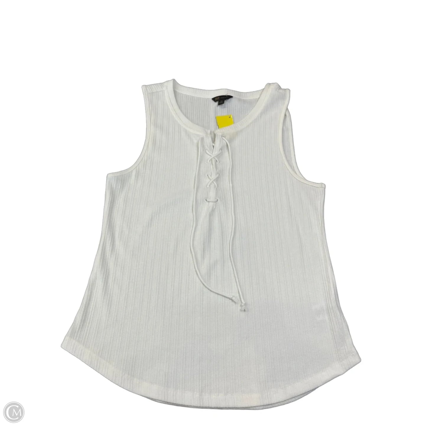 Tank Top Designer By Frye In White, Size: M