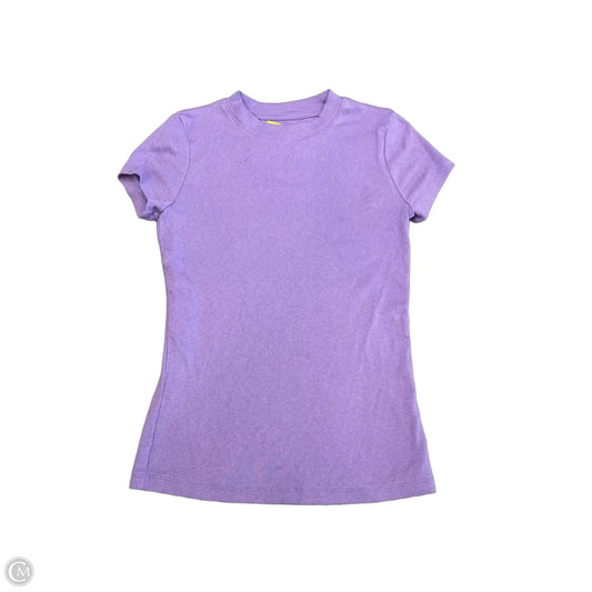Top Short Sleeve Basic By A New Day In Purple, Size: S