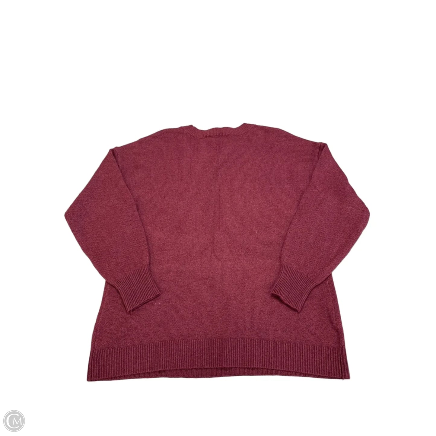 Sweater By Loft In Maroon, Size: M