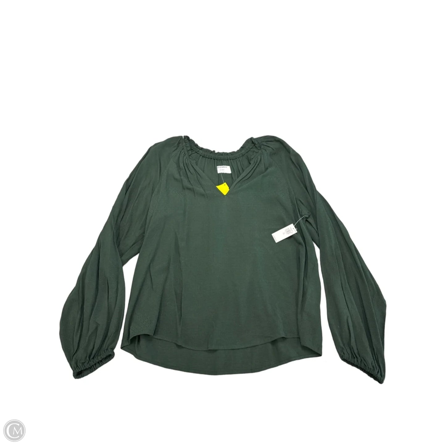 Top Long Sleeve By Old Navy In Green, Size: M
