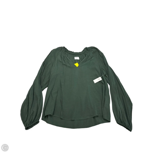 Top Long Sleeve By Old Navy In Green, Size: M