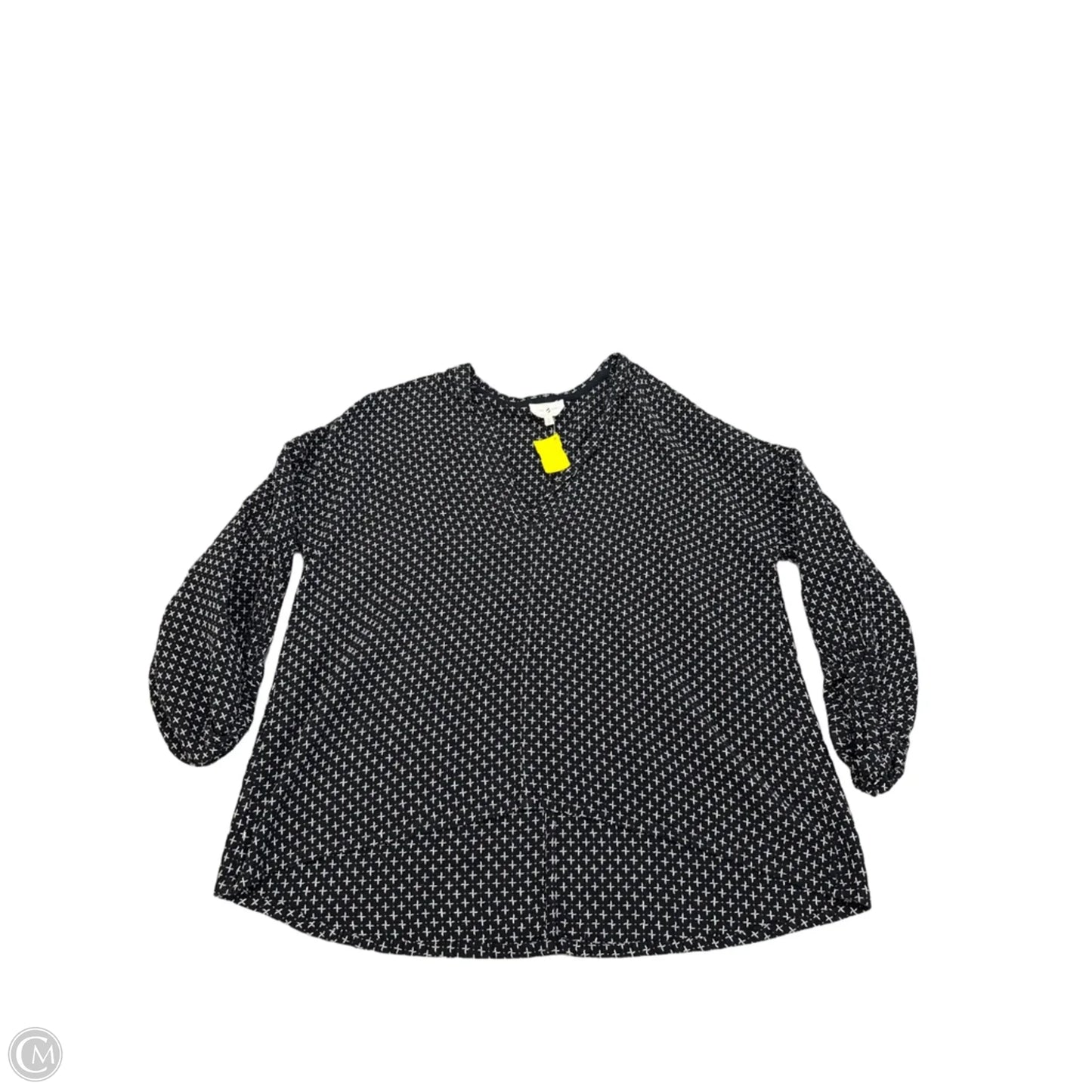 Top Long Sleeve By Lou And Grey In Navy, Size: S
