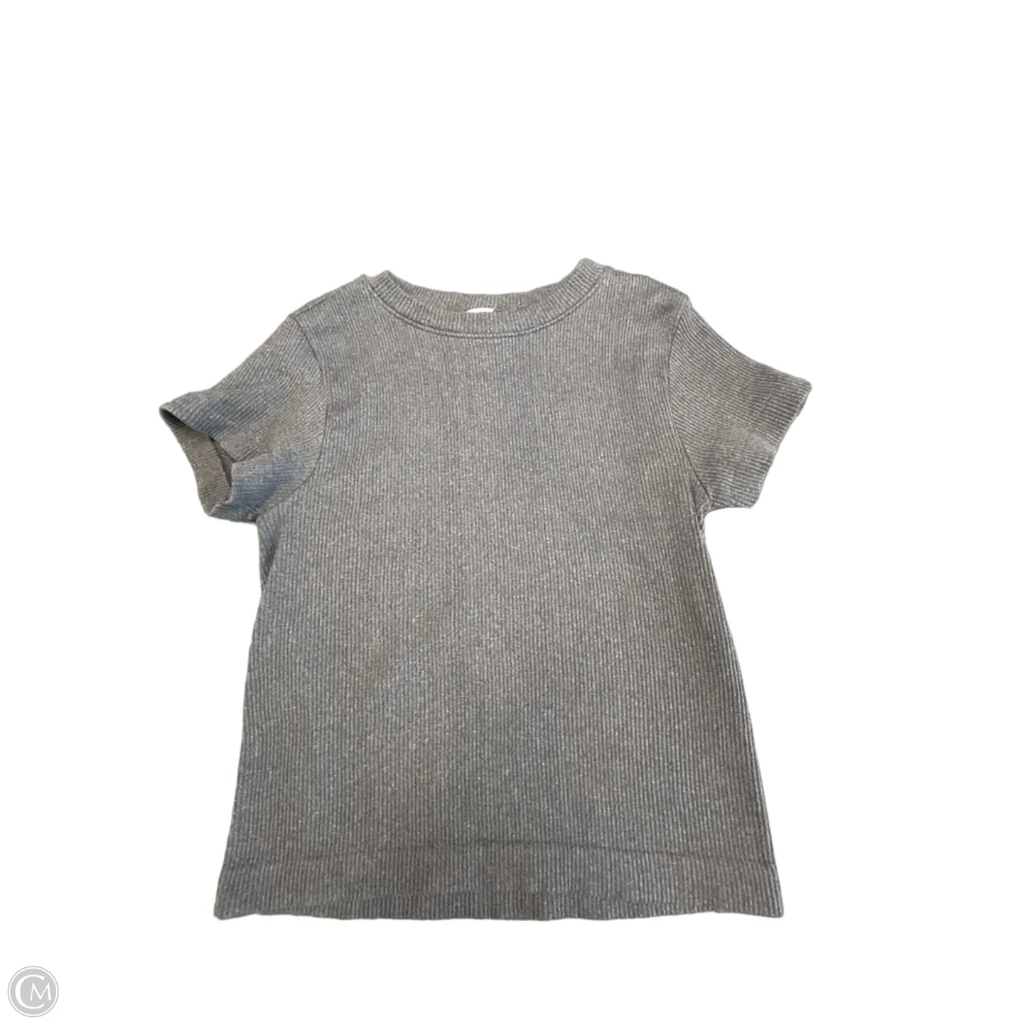 Top Short Sleeve By Old Navy In Grey, Size: L