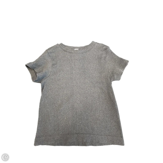 Top Short Sleeve By Old Navy In Grey, Size: L