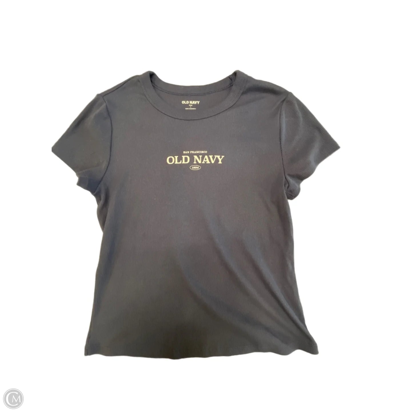 Top Short Sleeve Basic By Old Navy In Blue, Size: L
