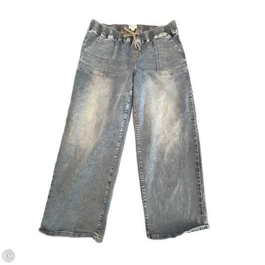 Jeans Wide Leg By Maurices In Blue Denim, Size: 16