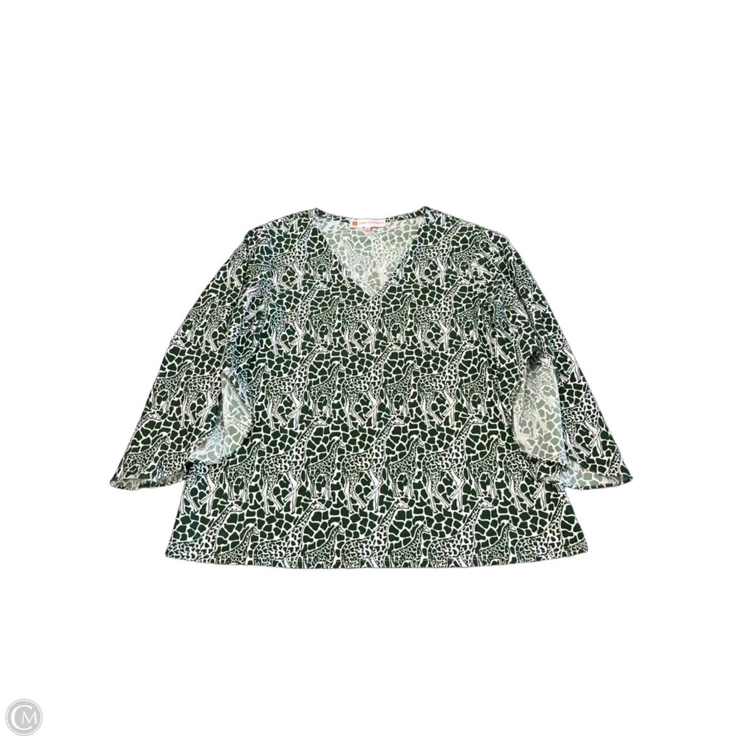 Top 3/4 Sleeve By Jude Connally In Grey, Size: S