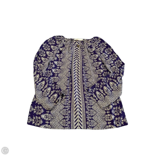 Blouse Designer By Tory Burch In Purple, Size: M