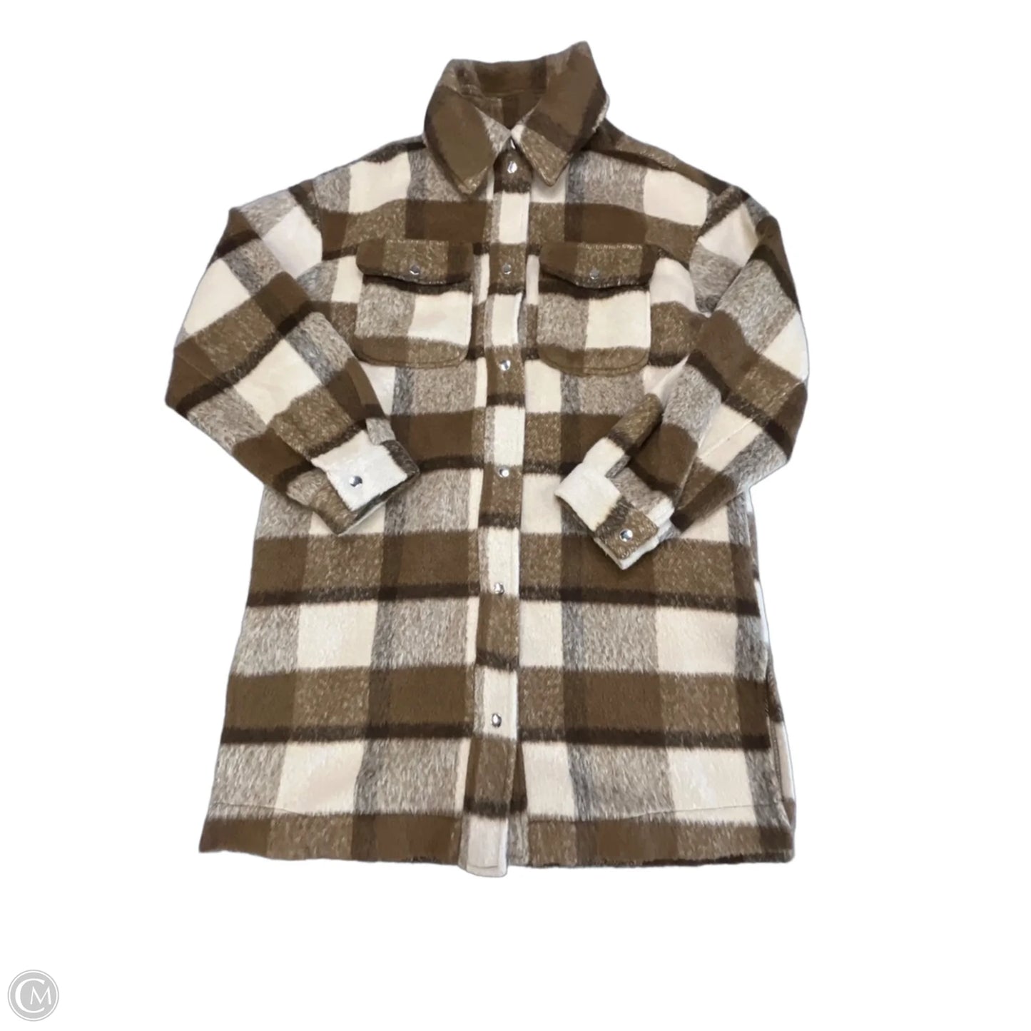 Jacket Other By Audrey Parks In Plaid Pattern, Size: M