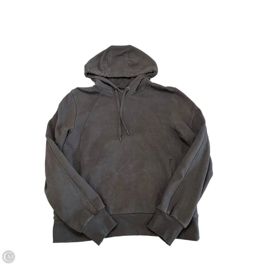 Athletic Sweatshirt Hoodie By Athleta In Black, Size: M