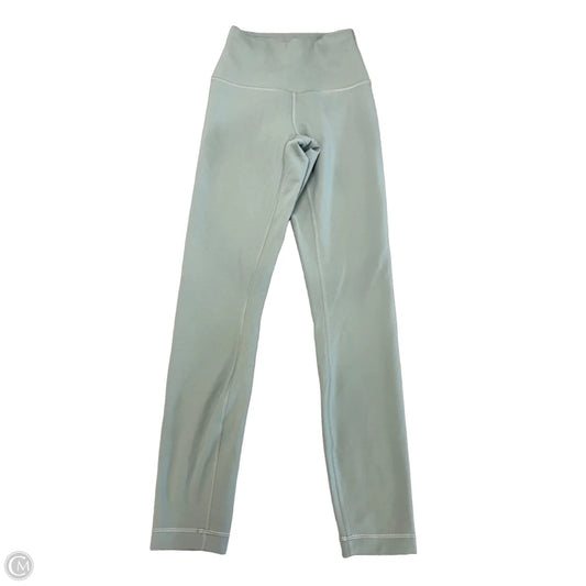 Athletic Leggings By Lululemon In Blue, Size: Xs