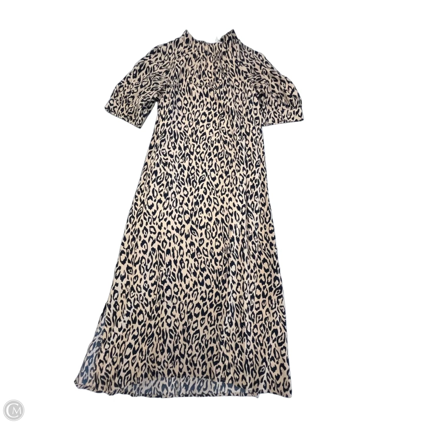 Dress Casual Midi By Anthropologie In Animal Print, Size: Xs