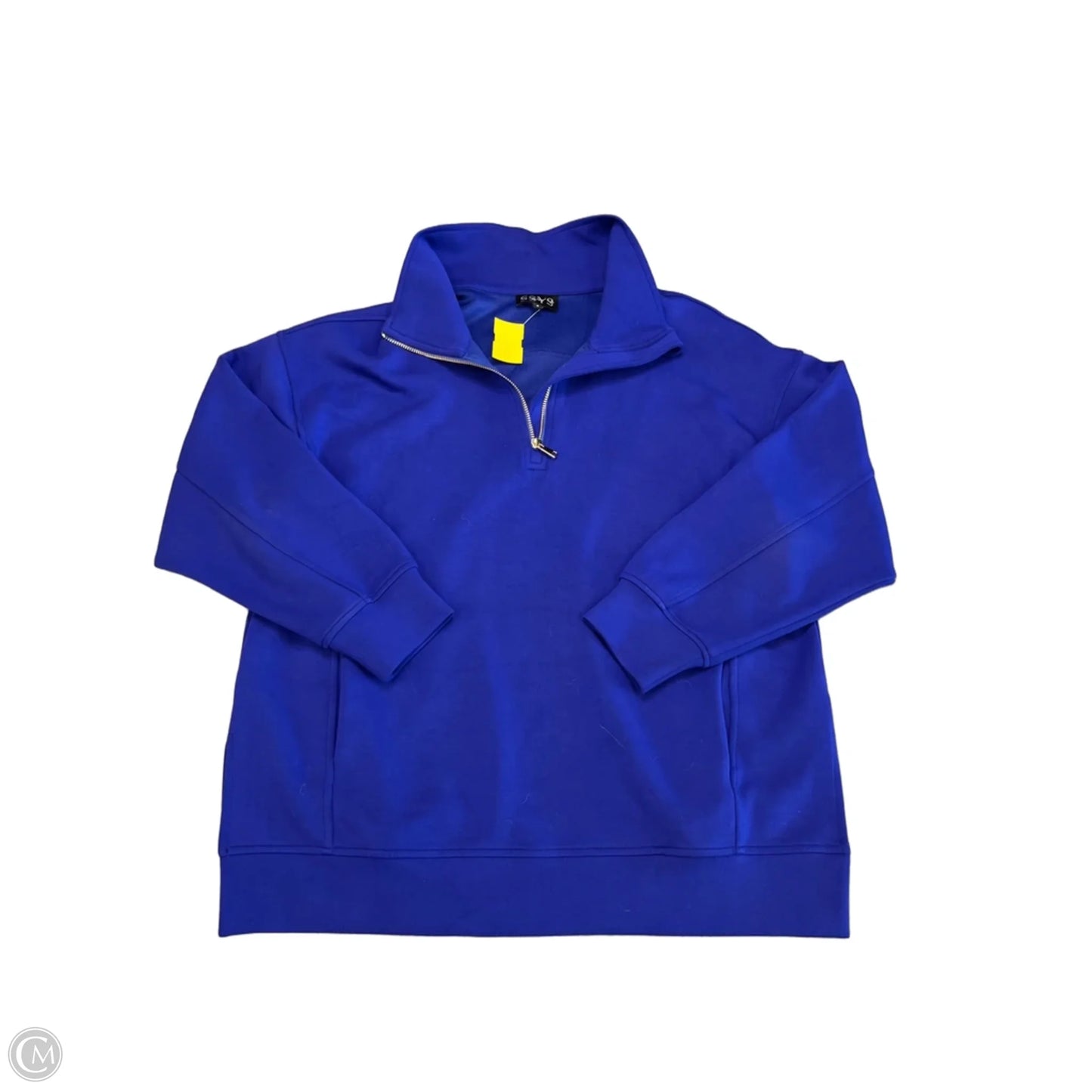 Sweatshirt Collar By Ssys In Blue, Size: S