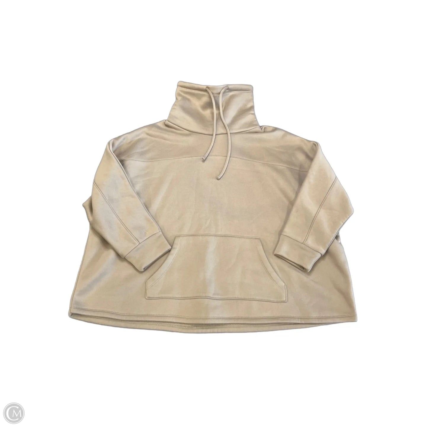 Sweatshirt Collar By Ssys In Brown, Size: S