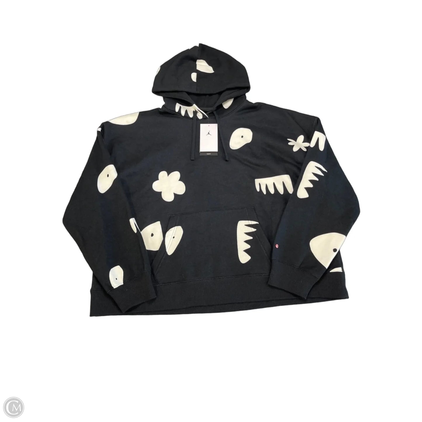 Sweatshirt Luxury Designer By Jordan In Black, Size: Xl