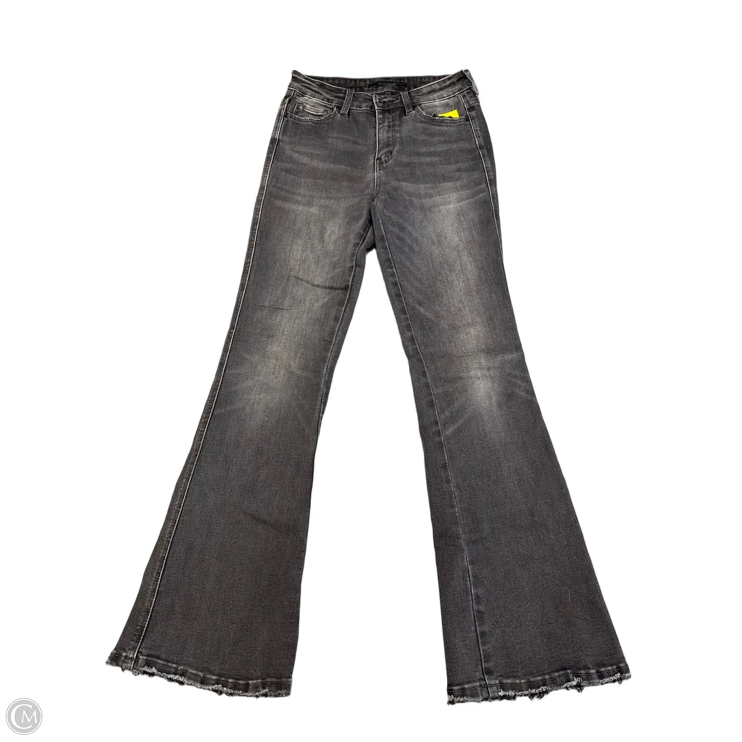 Jeans Flared By Flying Monkey In Black Denim, Size: 2