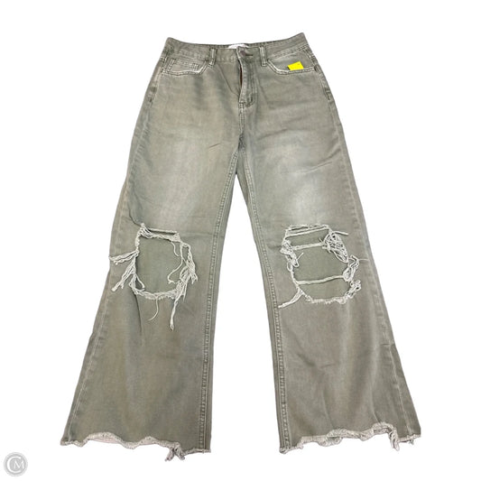Jeans Straight By Altard State In Green Denim, Size: 2