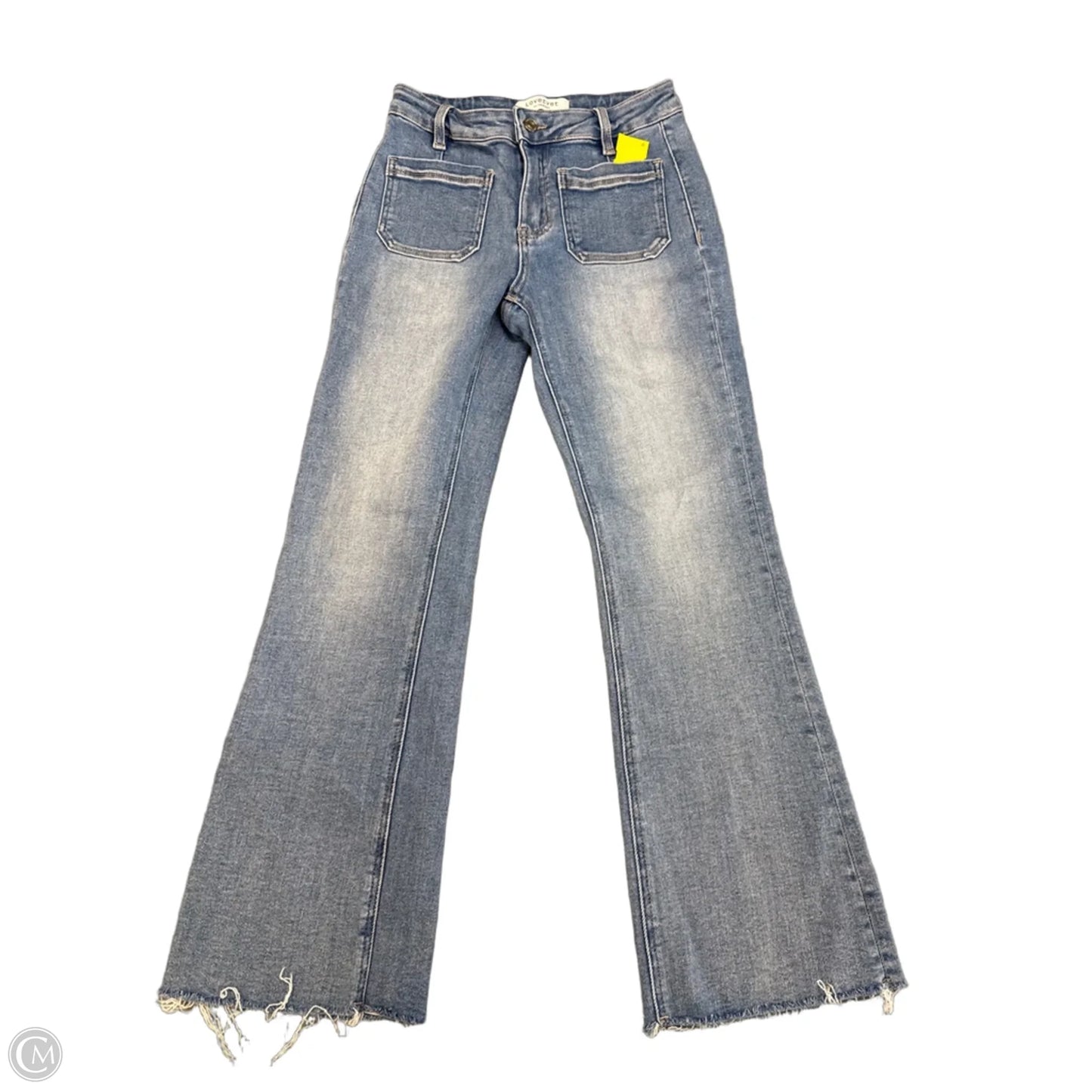Jeans Straight By Vervet In Blue Denim, Size: 0
