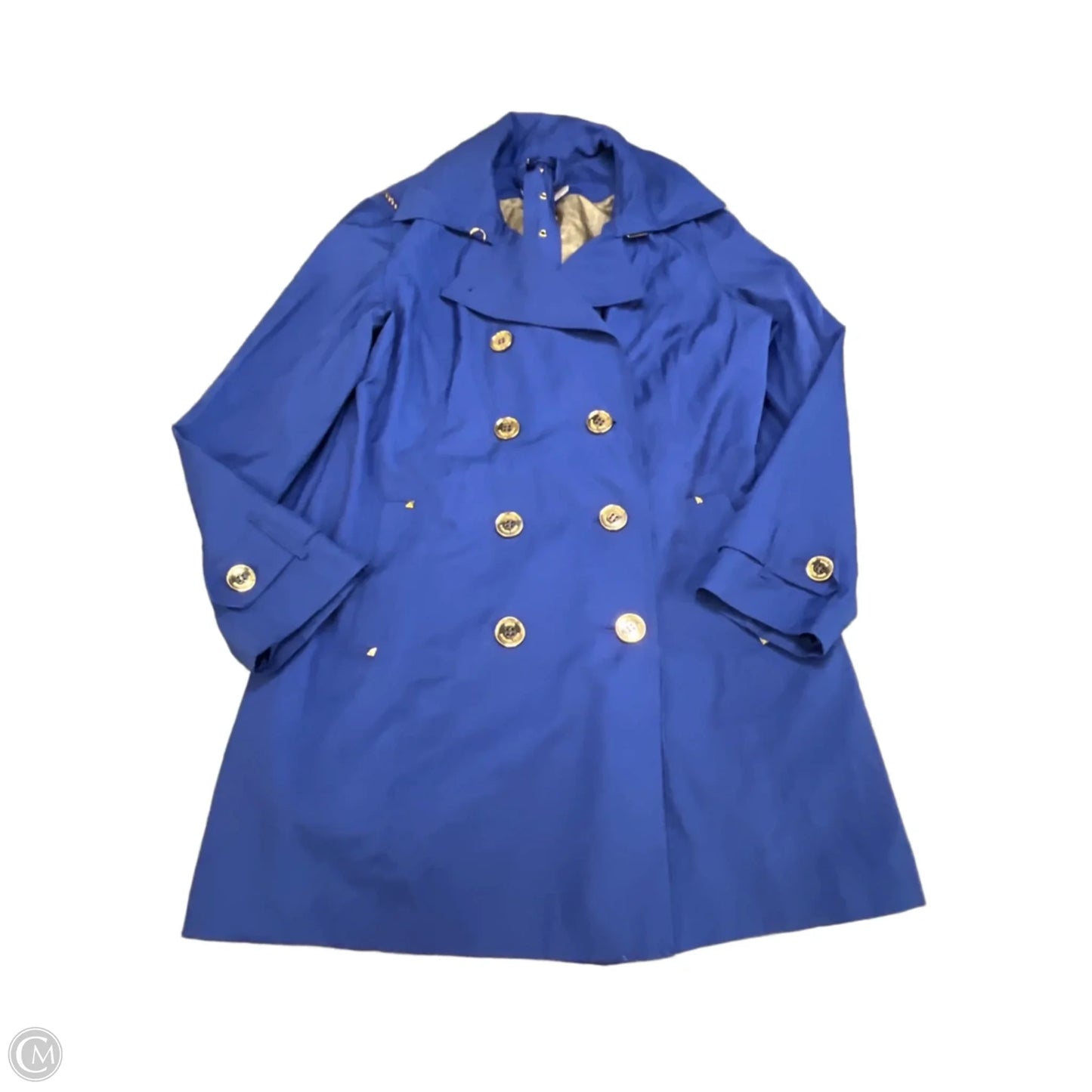 Jacket Designer By Michael Kors In Blue, Size: Xl