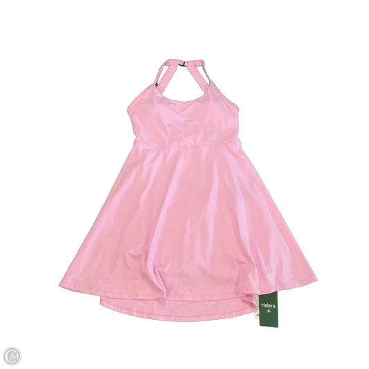 Athletic Dress By Halara In Pink, Size: L